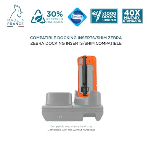 Carcasa Zebra TC53e TC53 TC58 MOBILIS anticaída con soporte para lápiz 5