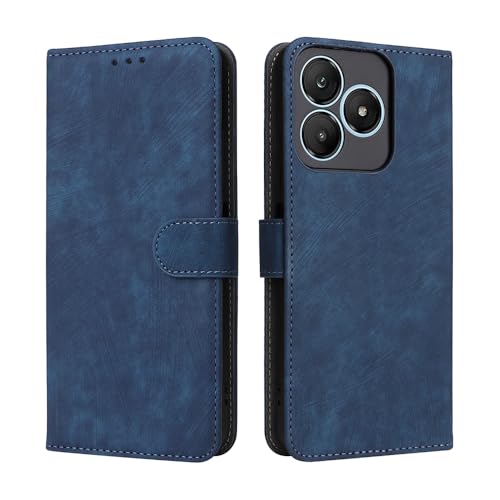 XINNI Housse pour Wiko T20 Etui, RFID Protect PU/TPU Cuir Coque Magnétique Portefeuille, Bleu