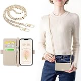 CASSYOOK for iphone 16e ケース 手帳型 あいふおん16eケース 財布型 カバー カードポケット付き アイフォン16e ケース ショルダー 全面保護 耐衝撃 iphone 16e 手帳型 カード収納 横置きスタンド機能 高級PUレザー おしゃれ 上質な手触り 擦り傷防止（アプリコット）