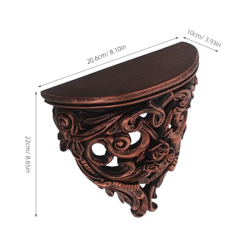 Étagère murale baroque d'exception finition ornée à volutes
