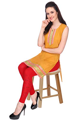 Image of Plus Size Printed Ankle Length Leggings for Women