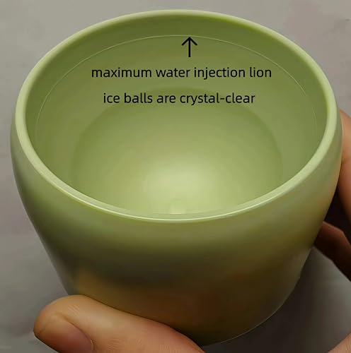 Molde para 4 bolas grandes de hielo de silicona miniatura 6