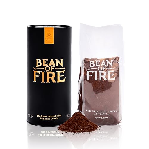 Bean of Fire El Salvador Red Bourbon Honey Ground Coffee β Medium Roast