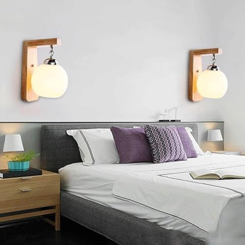 Aplique de pared para sala de estar y pasillo con tulipa led 5