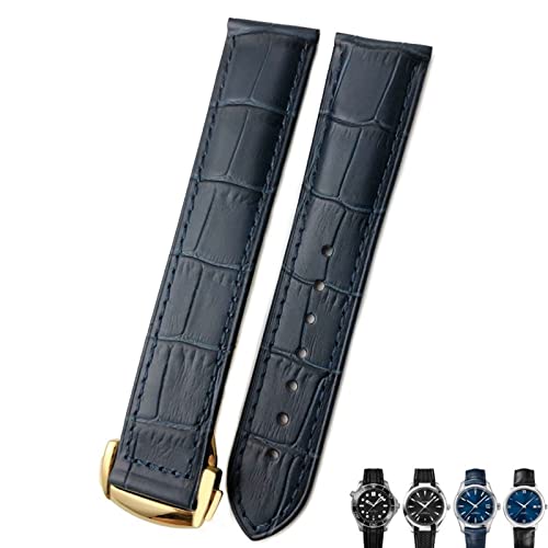 [SKXMOD] 21mm 20mm 22mm vvxg IK V[}X^[ 300 Xs[h}X^[ vohp(Blue gold,21mm)