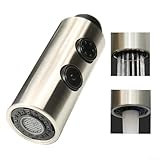 Minflora Ausziehbarer Ersatz-Sprühkopf mit zwei Sprühmodi, entworfen für Wassereinsparung und...