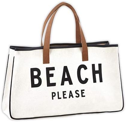 Weekend Vibes - Bolsa de lona para playa, bolsa de playa, bolsa de transporte por Santa Barbara Design Studio (Beach Please)