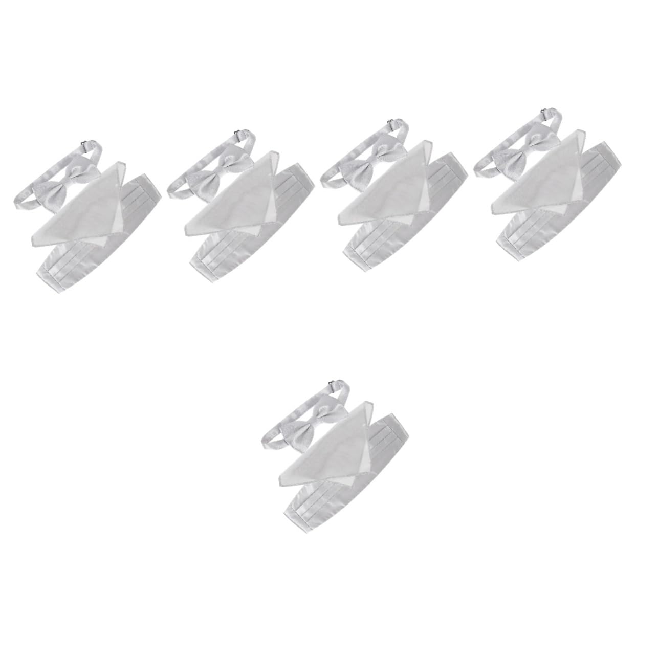 VALICLUD 5 Juegos accesorios de vestir pañuelo de boda pajaritas para niños rituals the ritual faja para hombre traje pajaritas para padrinos de boda fajín y pajarita chico cinturón Corbata