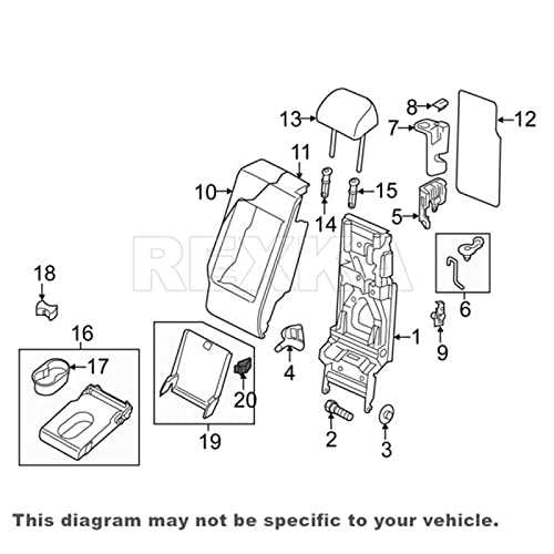 Rexka 30Pcs Metal Trim Panel Spring Clip 16Mm Compatible With Vw Audi 4A0-867-276A #TOP6