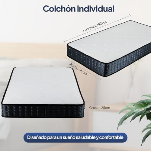 La Mejor Recopilación de Colchon Individual - los preferidos. 17 Imagen adicional