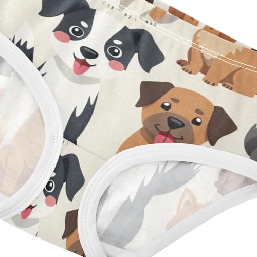 Cute Cartoon Puppy Panties for Girl Girls Underwear Toddler Cotton Fancy Underpants Briefs 2t4