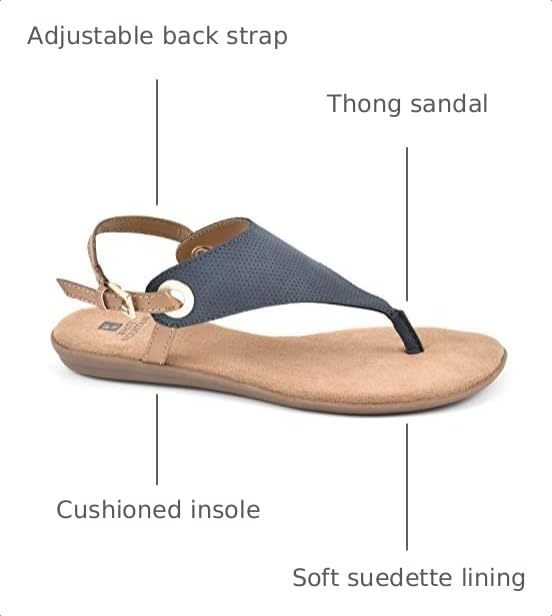Image of WHITE MOUNTAIN Women's London Flat Sandal