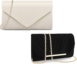 TINDTOP 2 Pack Clutch Purses for Women