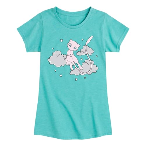 Pokémon - Daily Sketch Mew - Girls Fitted Short Sleeve Graphic T-Shirt