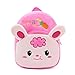 Elonglin Petit Sac à Dos Enfant Garderie Maternelle Sac Creche Animaux École Primaire Cartoon Mignon pour bébé fille garçon 1-3 ans Sac à Dos Cartable Sac à dos Préscolaire Zippé En Peluche Lapin