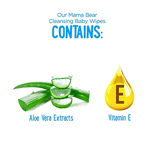Mama-Bear-Wet-Wipes-Pack-of-5-72-Sheets-per-Pack
