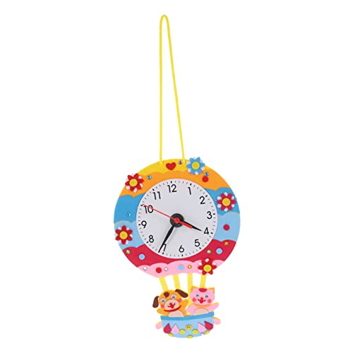 Hemoton Small Clock Mechanism Kit DIY Clock Sets for Kids Non-Woven Craft Supplies Handmade Toy Holiday Decor