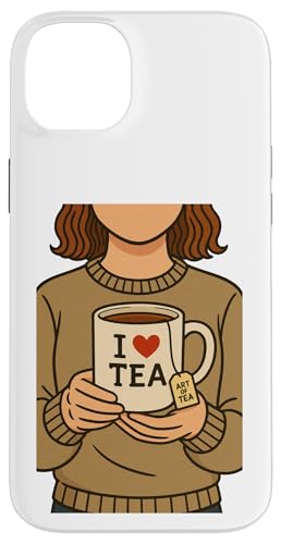I Love Tea ArtASn̗ǂ̃CXg X}zP[X iPhone 14 Plus p