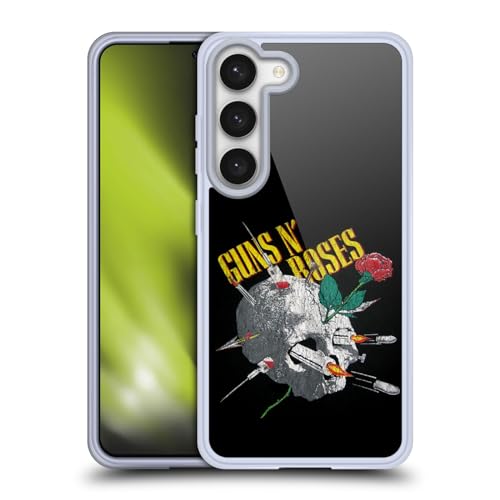 Funda Samsung S23 5G Guns N' Roses Agujas Calavera Vintage protectora