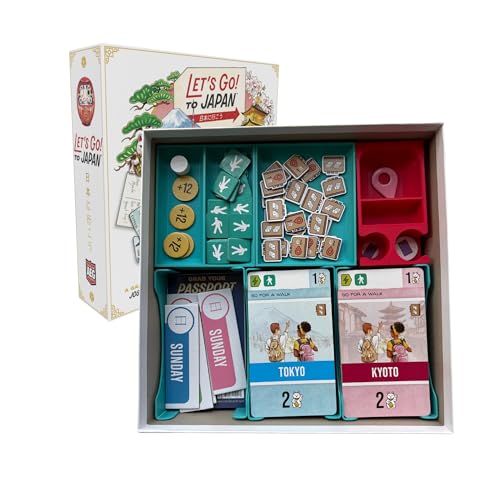 Let's Go to Japan Game Box Organizer Set - Fast and Easy Game Setup...