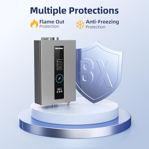 Image of Propane Gas Tankless Water Heater Up to 4.75 GPM 120,000 BTU Indoor