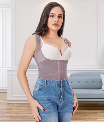 Image of Nebility Waist Trainer for Women Corset Shapewear Tummy Control | Body Shaper Vest Waist Cincher Shapewear