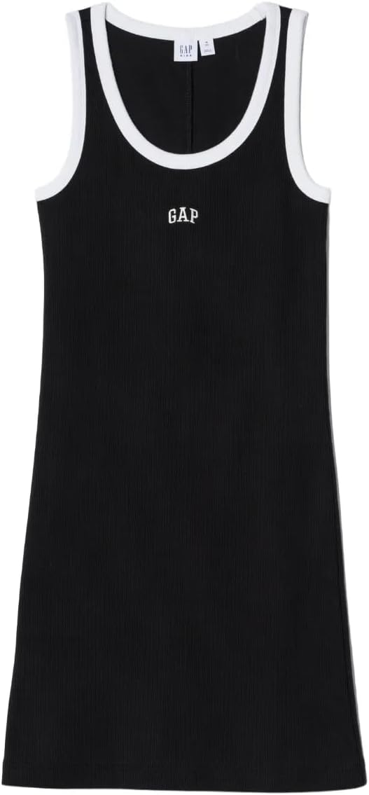 GAP Women's Ribbed Logo Mini Dress