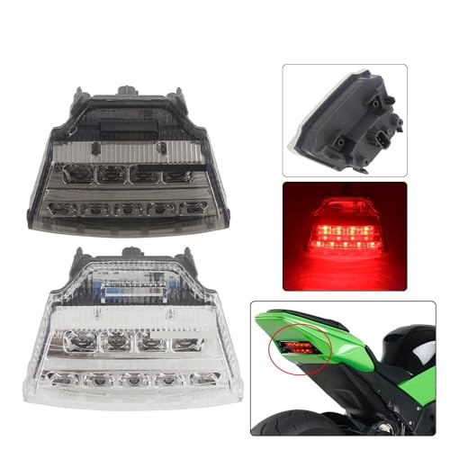Intermitente integrada ZX10R 2011 2012 2013 2014 2015 con acabado óptico premium 2