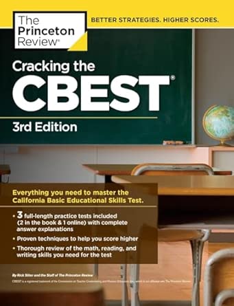 Cracking the CBEST, 3rd Edition (Professional Test Preparation): The ...