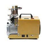  TFCFL 30 MPa Atemluftkompressor 4500PSI Druckluft Tauchkompressor Vakuumpumpen PCP 1.8kw 2800r/m Kompressor - Gold, Geräuschloser Betrieb, Speicherfunktion, Ohne enthaltene Komponenten