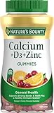 Nature's Bounty Calcium, 70 Count, Fruit Flavored Gummy Vitamin Supplements for Adults