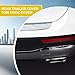 Goholy Car Rear Bumper Tow Hook Cover Compatible with Mercedes-Benz GLB Class W247 GLB250 2020 2021 2478857301 Towing Eye Cap Electroplated Silver Right Passenger Side