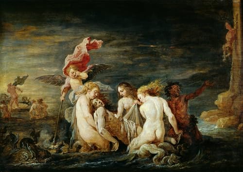 Tableaux Peinture sur Toile Hero et Leander Inspirant Art Classique Flamand pour Chambre