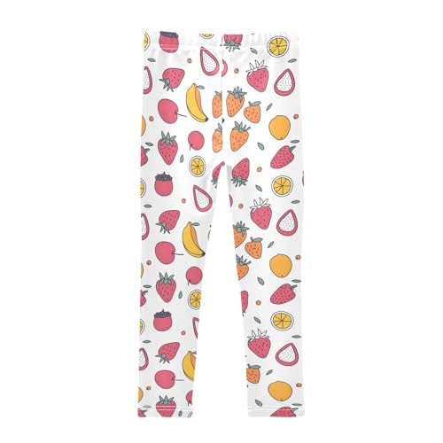 senya Girls Printed Leggings Yoga Pants Fruit Pattern for Kids in 4t to 10 Years, 4T2
