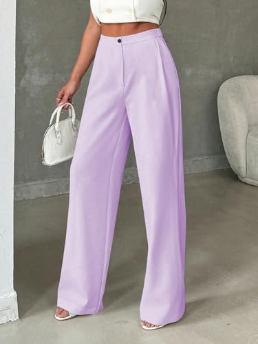 Image of Toochki Trousers for Woman Pants Women's Formal Office Korean | Black Track Pant | Straight | Cotton Spandex Stretchable Trouser | High-Waisted Bottom Wear