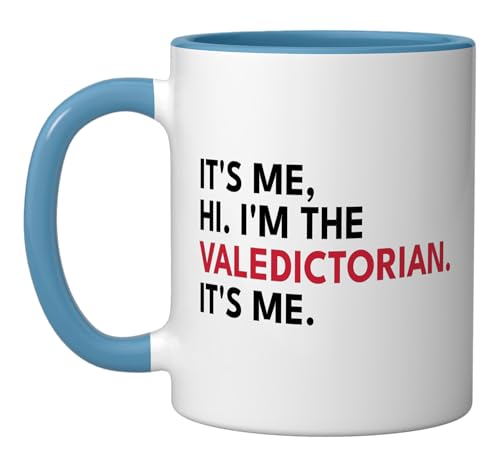 Taza de cerámica Azul/Blanco 11 onzas miniatura 1