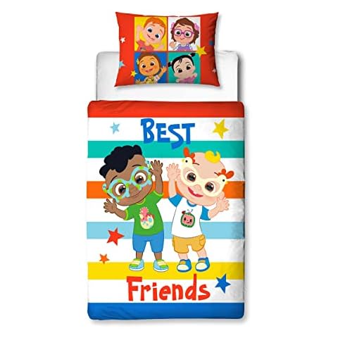 CoComelon Toddler Bedding Set with Pillow Case Cover