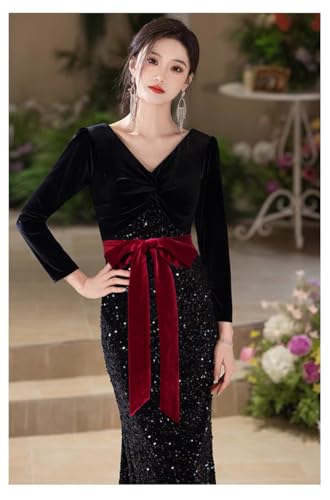 Women Velvet Sash Waist Belt Bow Tie Belt Skinny Neck Scarf for Bridal Wedding Special Occasion Dress3