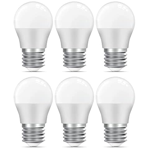 LEDYA E27 LED Bulbs 5W, 40W Halogen Bulb Equivalent, 400lm, Warm White 3000K, 120°Beam Angle, Energy Saving, Pack of 6 (20043) Cover