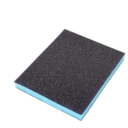 Bloque de lijado, Bloques de esponja for lijado, paquete de 6 granos 60-240 for paneles de yeso, metal, madera y vidrio(6pcs 100 Grits)