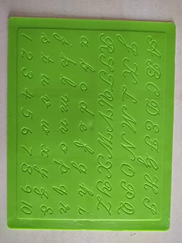 English Carved Running Alphabet Plastic Slate (1 Count, 4-8 years)