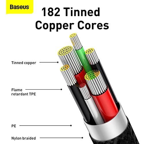Baseus Legend Series 66W Type-C to USB-A Cable, 2m Black - Image 2