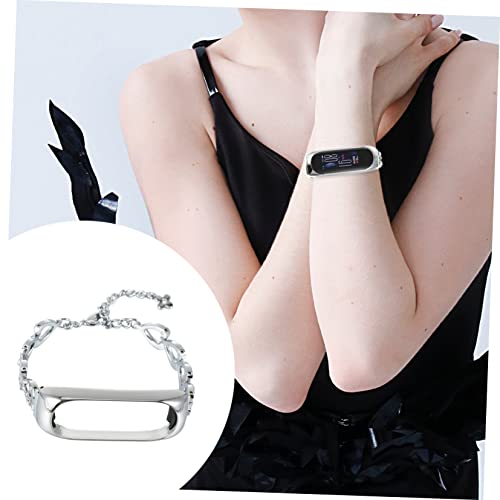Bracelet de montre métallique cœur Uonlytech au design spatial chic