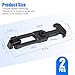 Rubber Flexible T-Handle Hasp Draw Latch, for Tool Box Cooler (Black) Set of 2