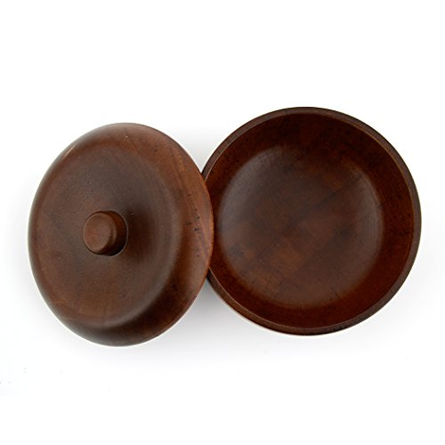 Grandslam 37664 Wooden Shaving Bowl With Lid Shaving Soap Bowl thumb #3