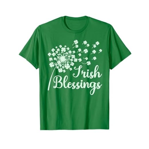 Irish Blessings タンポポ ブローイング シャムロック Tシャツ