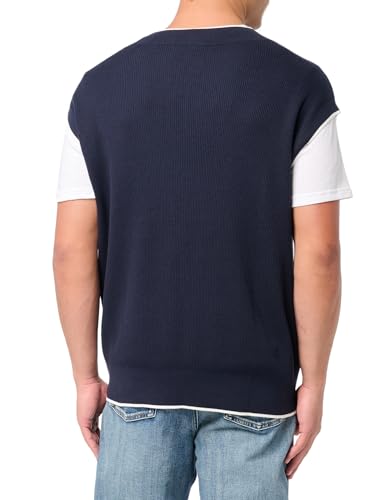 Armani Exchange Men's Cotton V-Neck Pullover Sleeveless Sweater Vest2