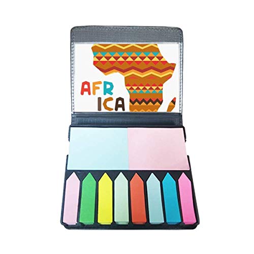 Boîte de marque-pages carte africaine en couleur idée cadeau originale