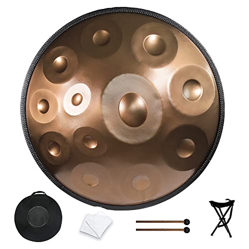 Handpan 12 notas acero 432HZ en re menor con accesorios miniatura 1