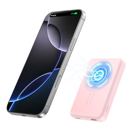 for Magsafe Portable Charger Power Bank, 12000mAh Magnetic Power Bank with 15W Wireless & 20W USB C...